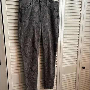 Democracy “Ab Solution” Animal Print Stretch Jeans